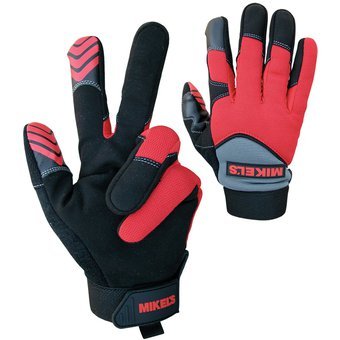 GUANTES P/MECANICO PIEL SINTETICA MEDIANO